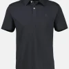 Basic Poloshirt mit Brusttasche, unifarben