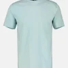 Basic T-Shirt mit Logostitch, unifarben