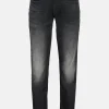 BAXTER 5-Pocket-Denim im Used-Look, RELAXED FIT, black