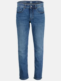 BAXTER 5-Pocket-Denim, RELAXED FIT, unifarben