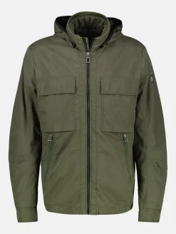 Blouson mit abnehmbarer Kapuze für Herren in Großen Größen