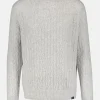 Cable-Strickpullover mit Turtleneck
