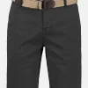 Chino-Bermuda mit Gürtel, in Großen Größen