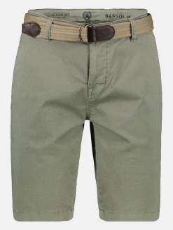 Chino-Bermuda mit Gürtel, in Großen Größen