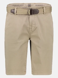 Chino-Bermuda mit Gürtel, in Großen Größen