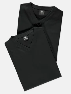 Doppelpack Herren T-Shirt, V-Neck in Premium Baumwollqualität