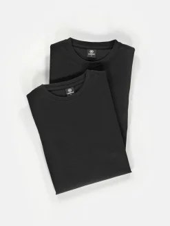 Doppelpack T-Shirt für Herren, Rundhals in Premium Baumwollqualität