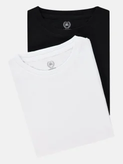 Doppelpack T-Shirt für Herren, Rundhals in Premium Baumwollqualität