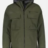 Fieldjacket mit Kapuze, gefüttert