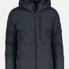 Gefütterter Stepp-Blouson mit abnehmbarer Kapuze