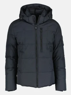 Gefütterter Stepp-Blouson mit abnehmbarer Kapuze