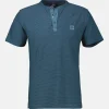 Gestreiftes Serafino-Shirt für Herren