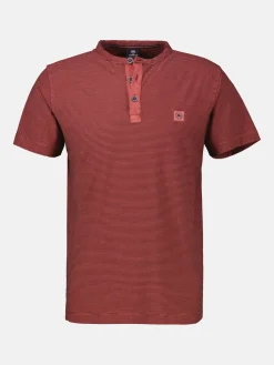 Gestreiftes Serafino-Shirt für Herren