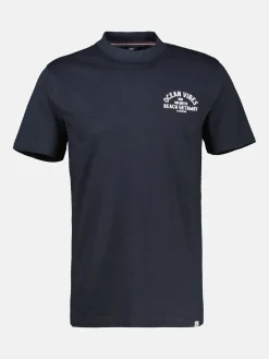 Gestreiftes T-Shirt mit Front und Backprint