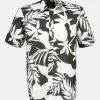 Halbarmhemd mit floralem Print