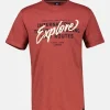 Herren Jersey T-Shirt mit Brustprint