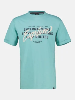 Herren Jersey T-Shirt mit Brustprint