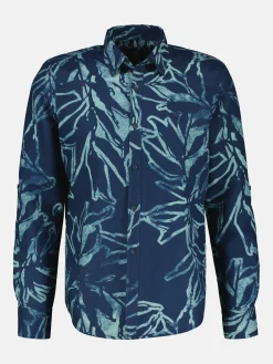 Herren Langarmhemd mit sommerlichem Print