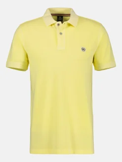 Herren Poloshirt in gewaschener Optik