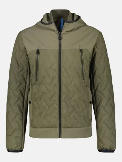 Herren Steppjacke mit Kapuze