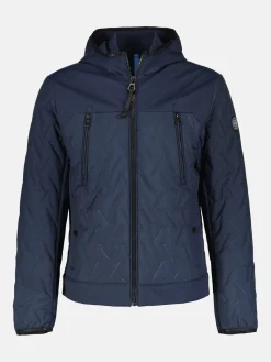 Herren Steppjacke mit Kapuze