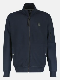 Herren Sweatjacke in Struktur-Baumwollqualität