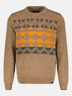 Jacquard Strickpullover für Herren