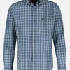 Kariertes Herrenhemd mit Button-down-Kragen