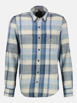 Karohemd für Herren mit verdecktem Button-down-Kragen