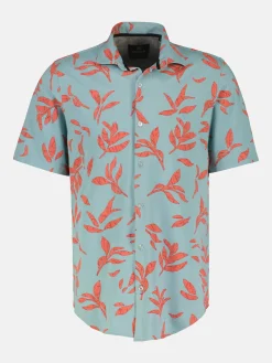 Kurzarmhemd mit floralem Print