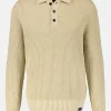 Langarm Strickpolo
