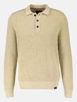 Langarm Strickpolo