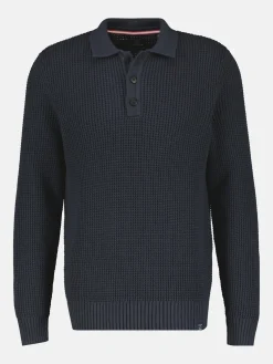 Langarm Strickpolo
