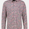 Langarmhemd für Herren, floral bedruckt