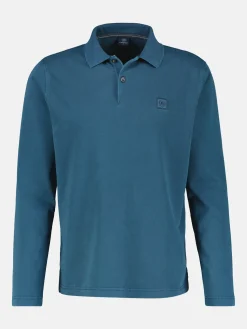 Langarmpoloshirt mit Knopfleiste