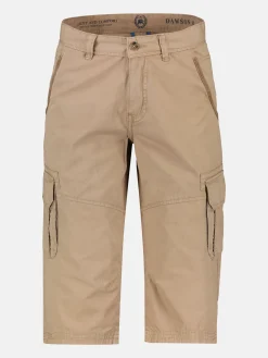 Lange Cargo-Bermuda mit aufgesetzten Taschen