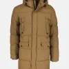 Lange Steppjacke im Parka-Design, dick gefüttert