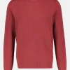 Leichter Strickpullover mit schmaler Rippstuktur