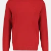 Leichter Strickpullover mit schmaler Rippstruktur