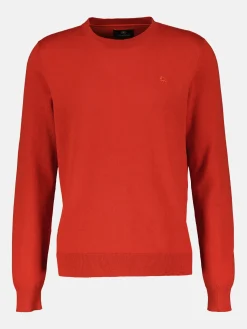 Lässiger Flachstrickpullover