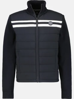 Nylon-Strickjacke