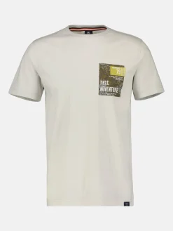O-Neck T-Shirt. Brustprint