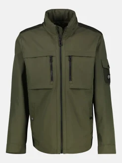 Outdoor-Funktionsjacke in Tech-Shellfabric, atmungsaktiv, wasser- und windabweisend