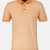 Poloshirt, gestreift in Strukturqualität