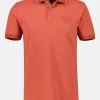 Poloshirt in Melange Optik