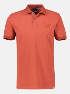 Poloshirt in Melange Optik