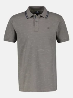 Poloshirt in Two-Tone-Piqué