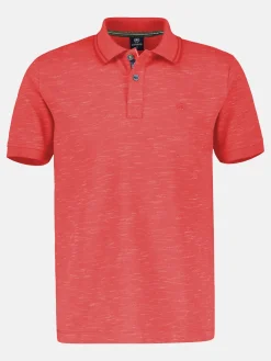 Poloshirt in Two-Tone-Piqué