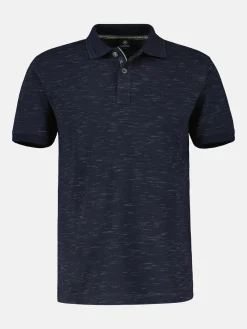 Poloshirt in Two-Tone-Piqué