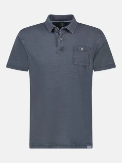 Poloshirt in weicher, gewaschener Jerseyqualität